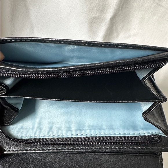 Coach Black Leather Fold Wallet - Picture 6 of 11
